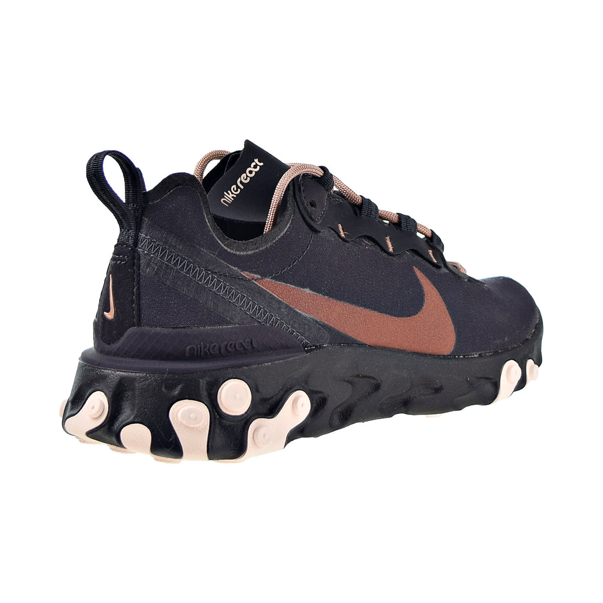Nike React Element 55 Women's Shoes Oil Grey-Echo Pink