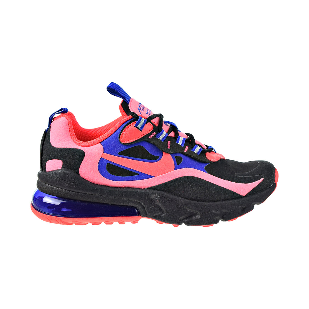 Nike Air Max 270 React Big Kids' Shoes Black-Flash Crimson-Racer Blue