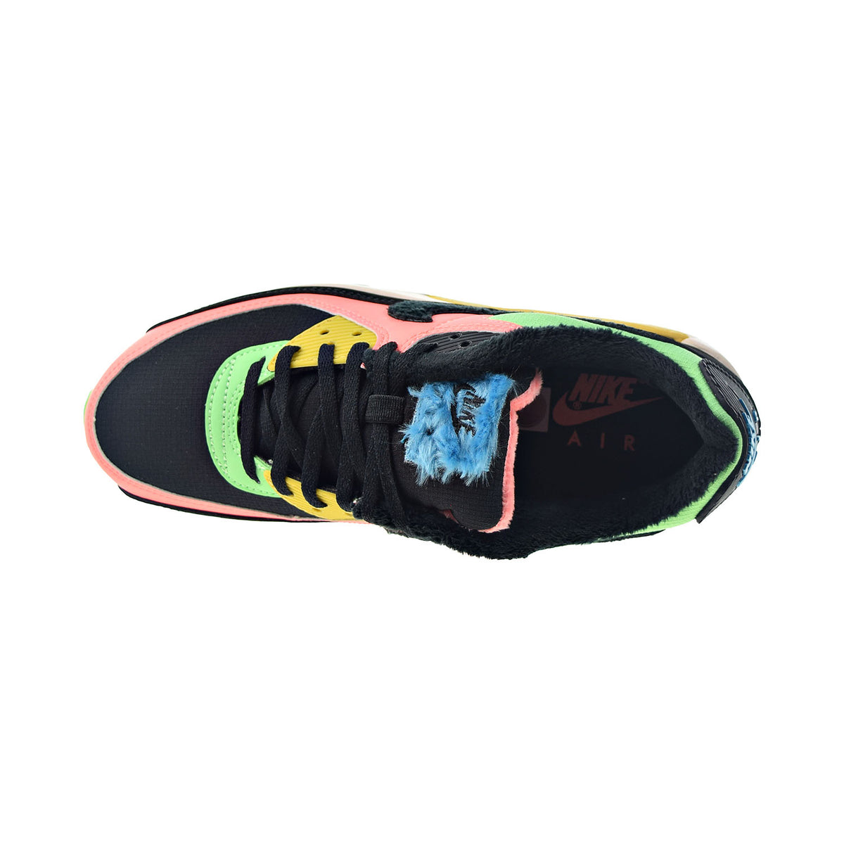 Nike Air Max 90 PRM Women's Shoes Atomic Pink-Black Laser Blue