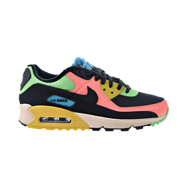 Nike Air Max 90 PRM Women's Shoes Atomic Pink-Black Laser Blue