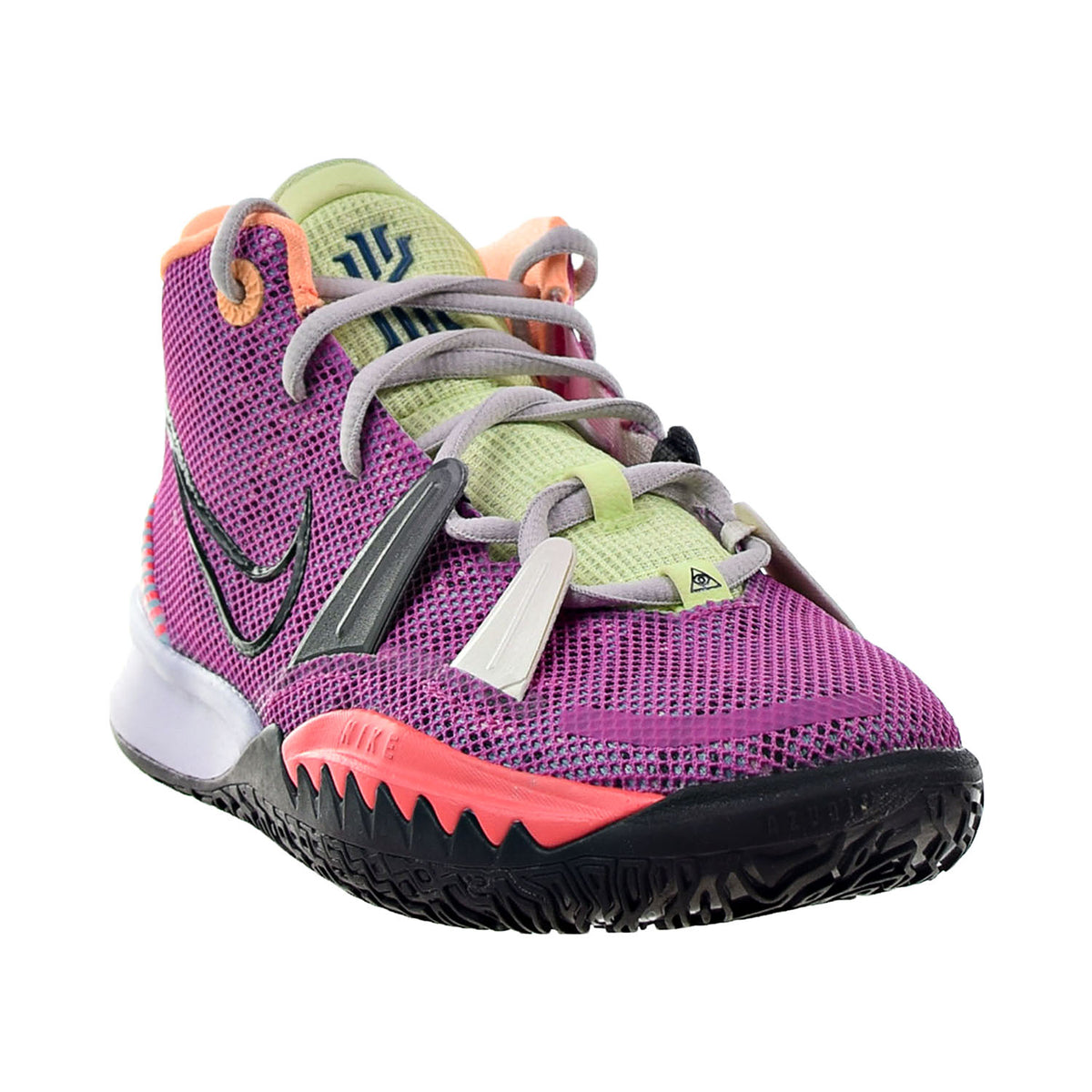 Nike Kyrie 7 'Creator' Big Kids' Shoes Active Fuchsia-Ghost-Flash Crimson-Black