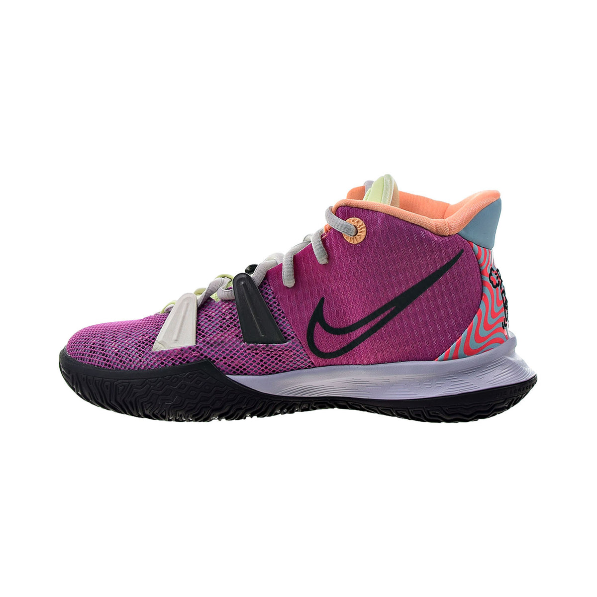 Nike Kyrie 7 'Creator' Big Kids' Shoes Active Fuchsia-Ghost-Flash Crimson-Black
