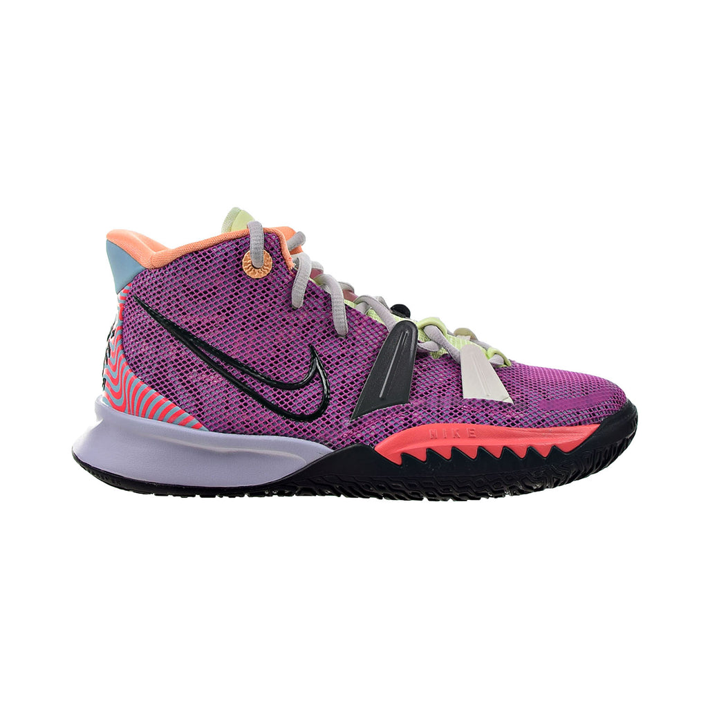 Nike Kyrie 7 'Creator' Big Kids' Shoes Active Fuchsia-Ghost-Flash Crimson-Black