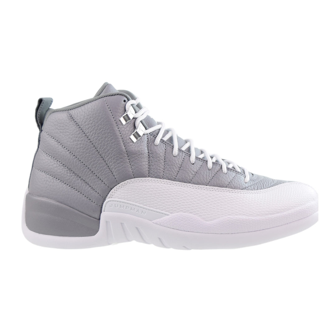 Air Jordan Retro 12 Men's Shoes Stealth-White-Cool Grey