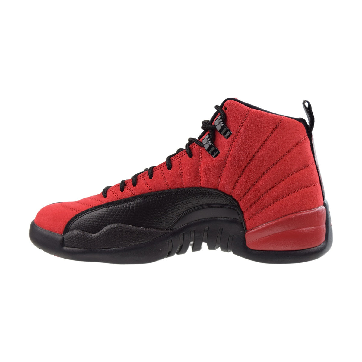 Jordan 12 Retro Reverse Flu Game Men's Shoes Varsity Red-Black