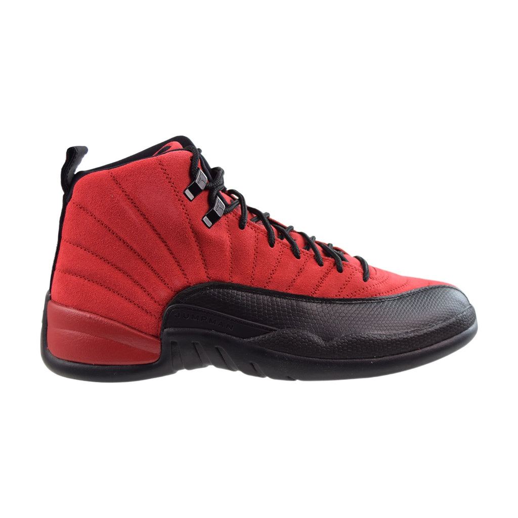 Jordan 12 Retro Reverse Flu Game Men's Shoes Varsity Red-Black