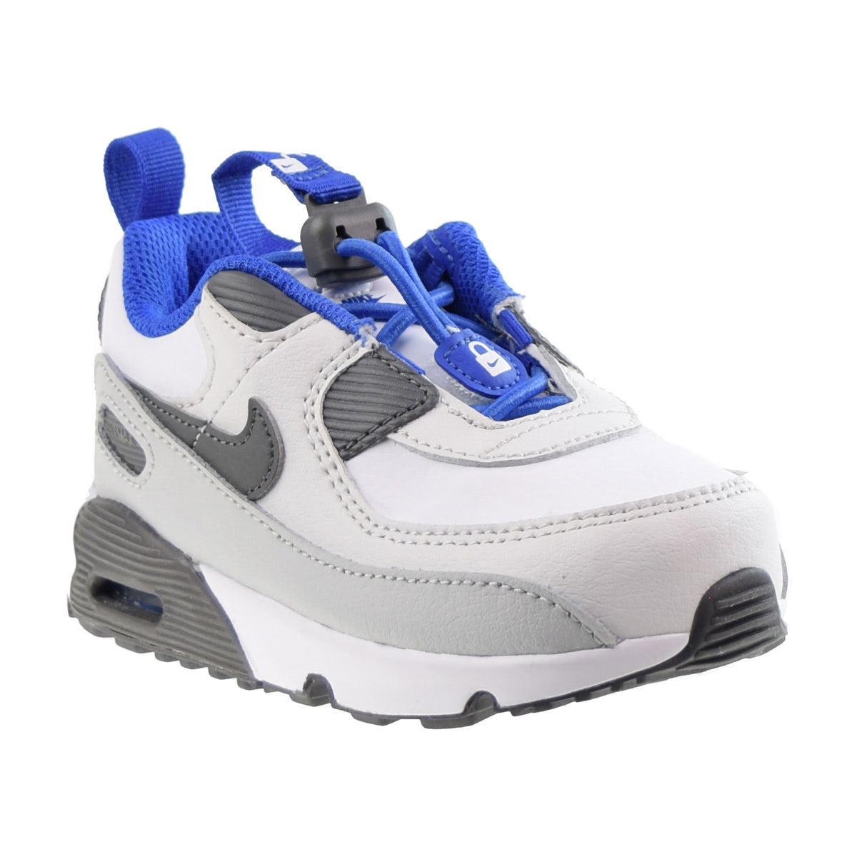 Nike Air Max 90 Toggle (TD) Toddlers Shoes White-Iron Gray Fog 