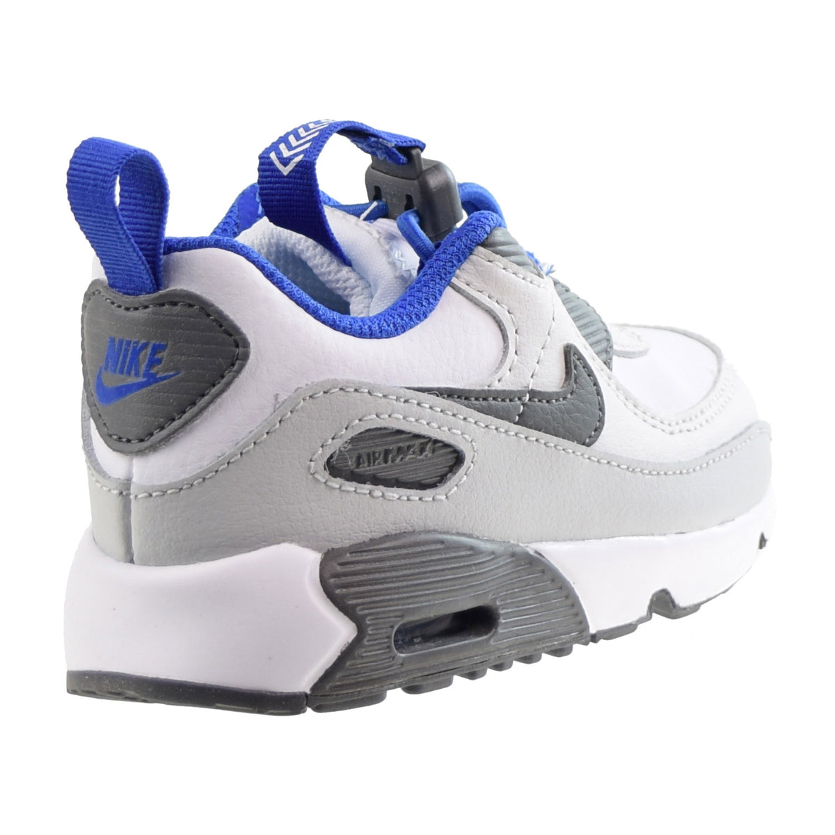 Nike Air Max 90 Toggle (TD) Toddlers Shoes White-Iron Gray Fog 