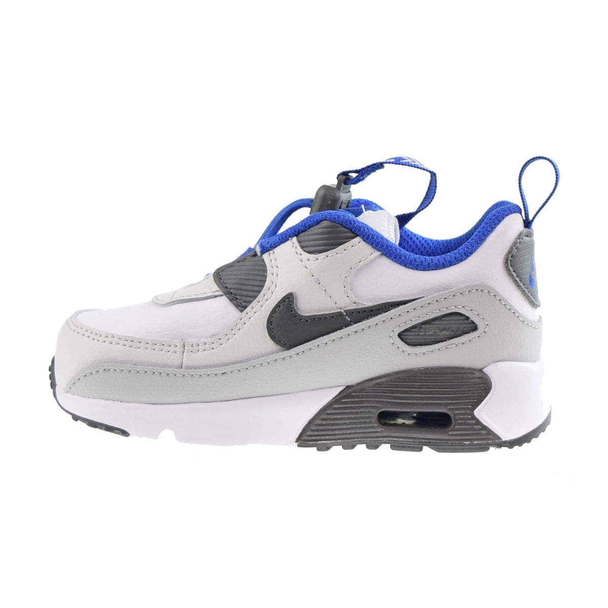 Nike Air Max 90 Toggle (TD) Toddlers Shoes White-Iron Gray Fog 