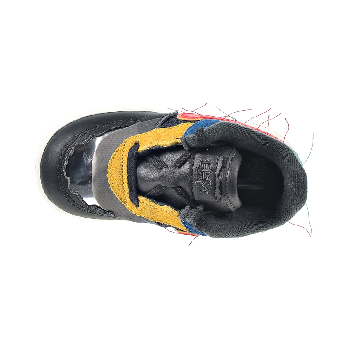 Nike Air Force 1 Black History Month Baby Toddler Shoes Dark Smoke Grey-Track Red