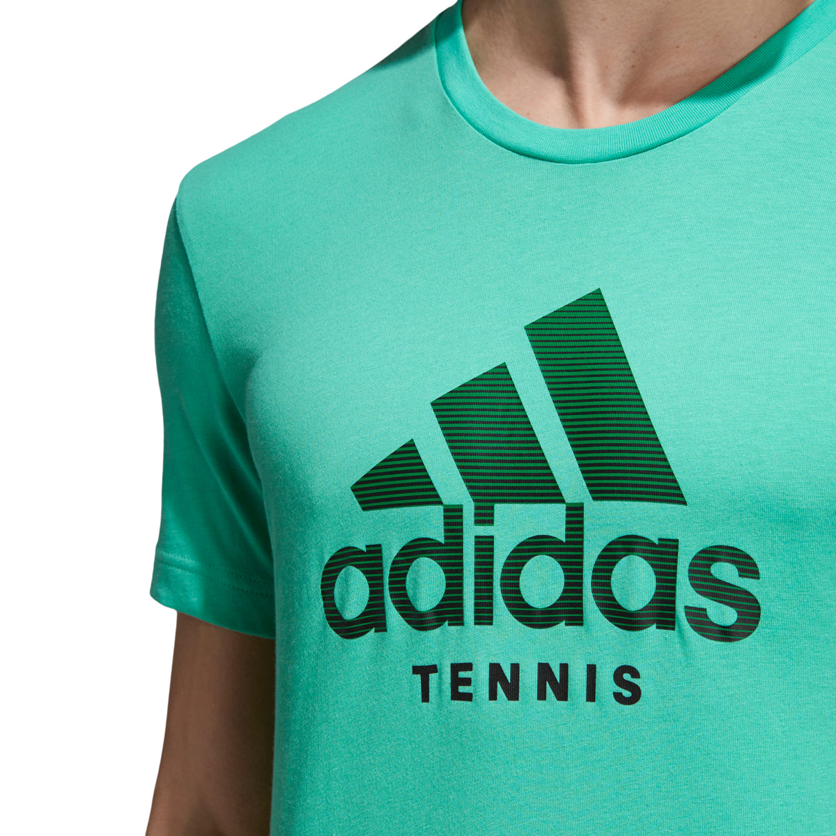 Adidas Originals Graphic Men's Crew Neck T-Shirt Green/Black