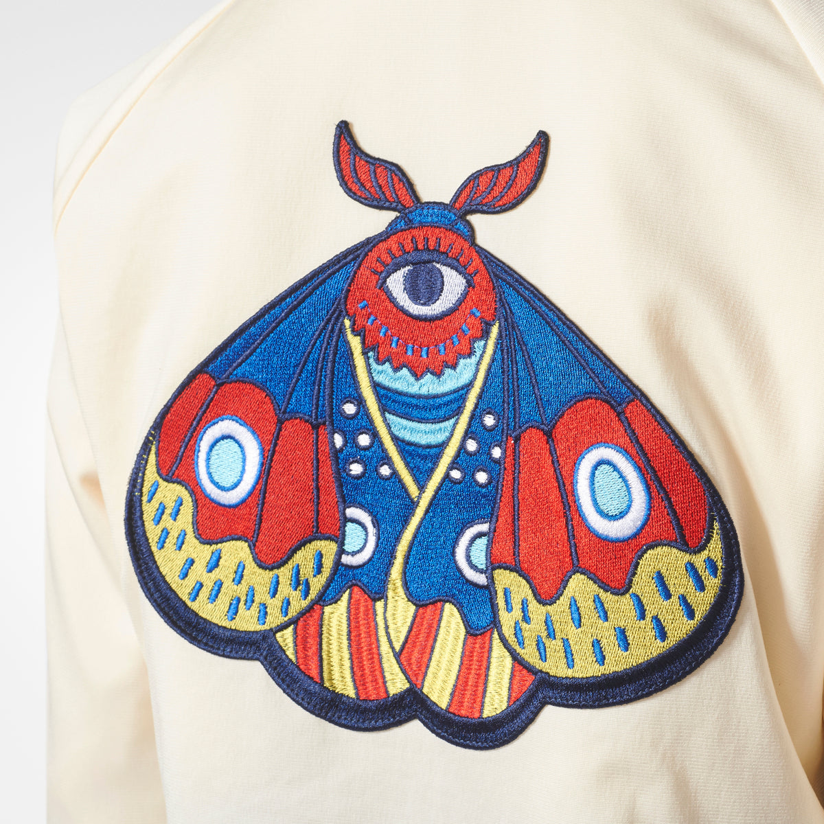 Adidas Women's Originals Embellished Arts SST Track Jacket Beige-Khaki