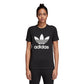 Adidas Originals Trefoil Tee Women's Shirt Black/White