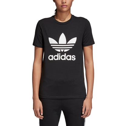 Adidas Originals Trefoil Tee Women's Shirt Black/White