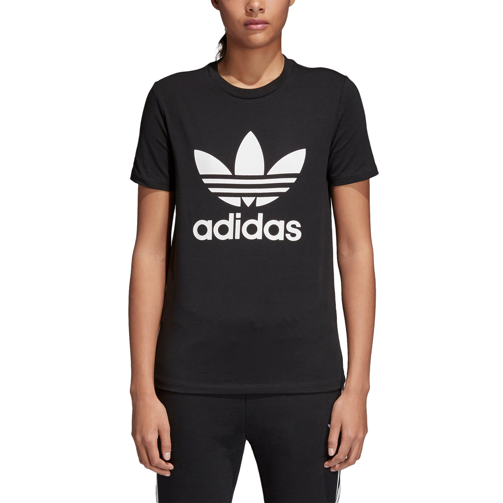 Adidas Originals Trefoil Tee Women's Shirt Black/White