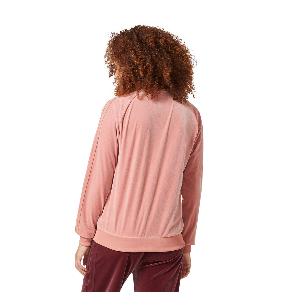 Women\'s Velvet Adidas Track Originals Vibes Pink Raw Jacket SST