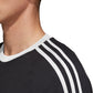 Adidas Originals 3-Stripes Men's Fashion Casual T-Shirt Black/White