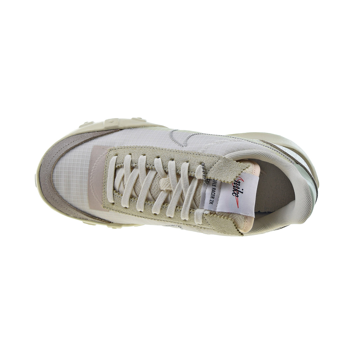 Nike Waffle Racer LX Series QS Women's Shoes Pale Ivory-Silver