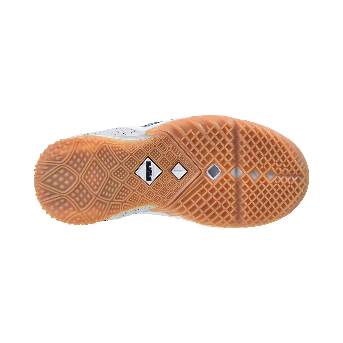 Nike Lebron XVIII (GS) Big Kids' Shoes Black-White-Gum Med Brown