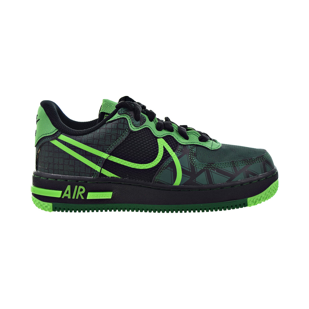 Nike Air Force 1 React Black, Green Strike & Pine