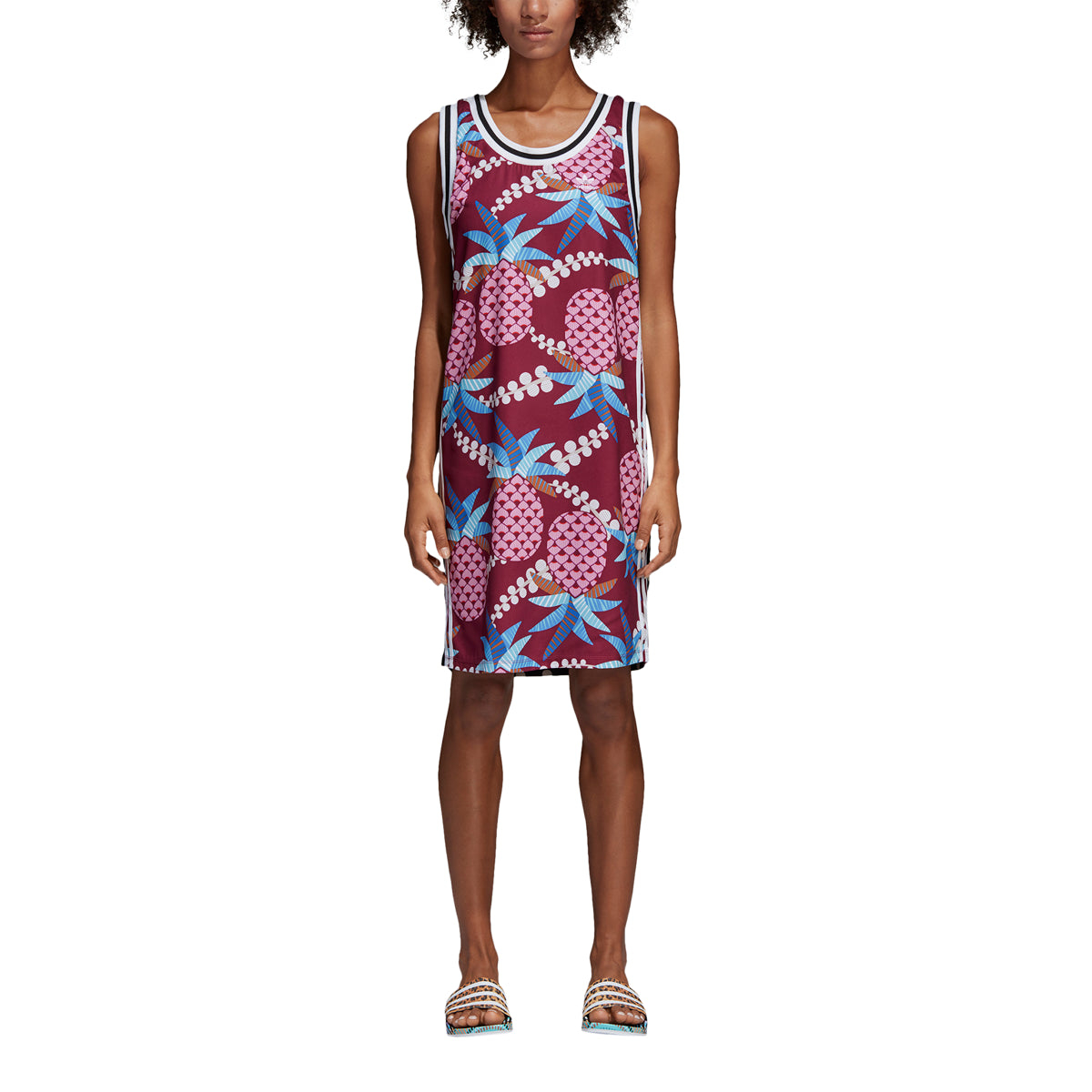 Adidas Women's Originals Farm Tank Dress Multicolor