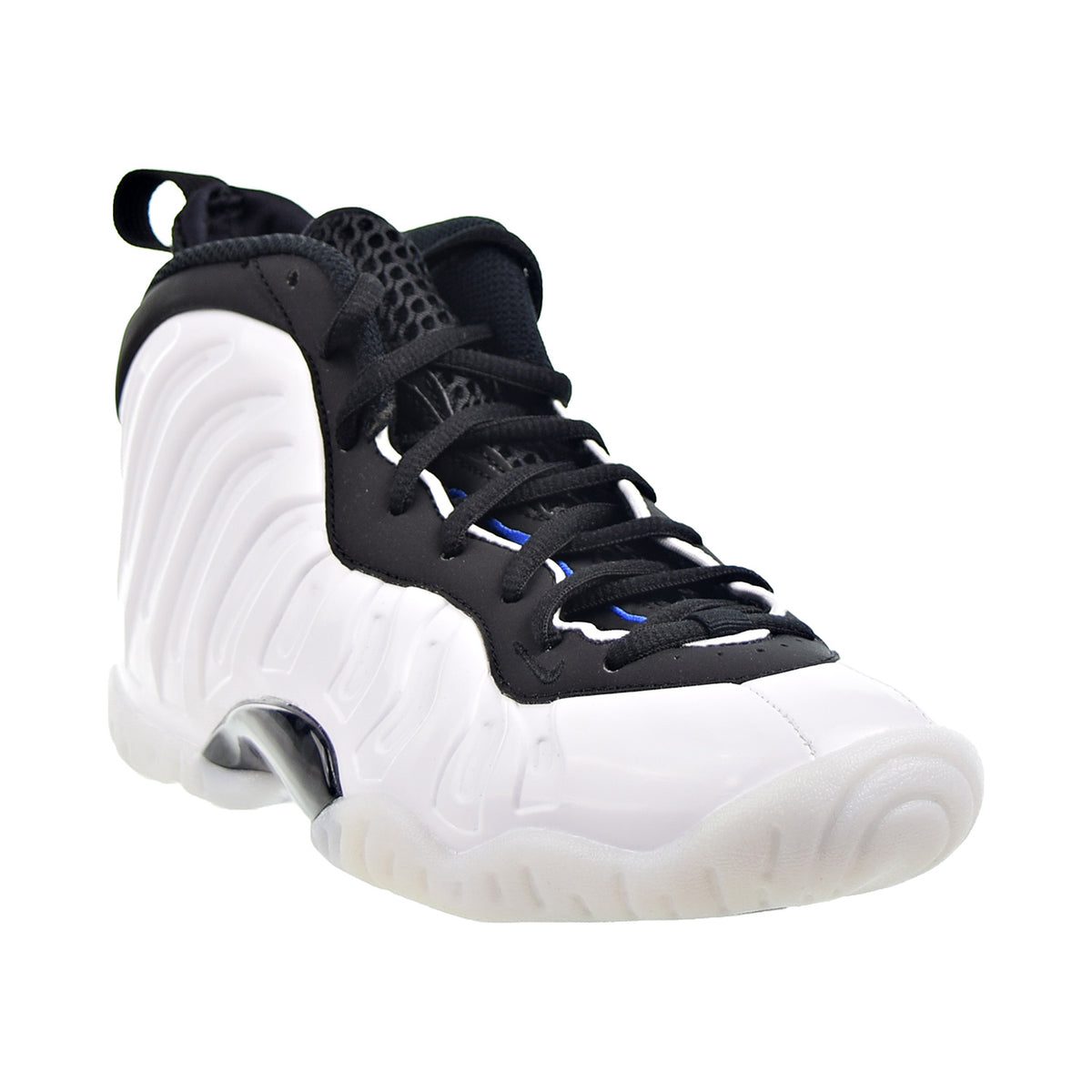 Nike Little Posite One (GS) Big Kids' Shoes White-Black-Hyper Royal