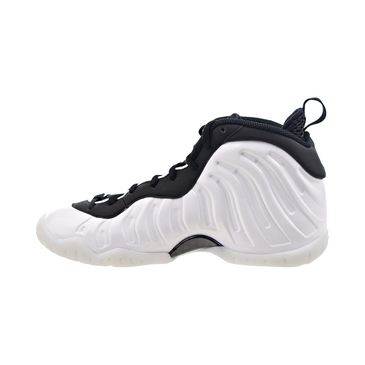 Nike Little Posite One (GS) Big Kids' Shoes White-Black-Hyper Royal