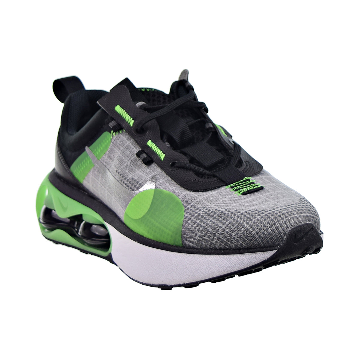 Nike Air Max 2021 (GS) Big Kids' Shoes Black-Green Strike-Iron Grey