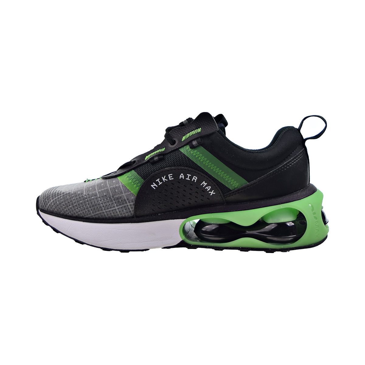 Nike Air Max 2021 (GS) Big Kids' Shoes Black-Green Strike-Iron Grey