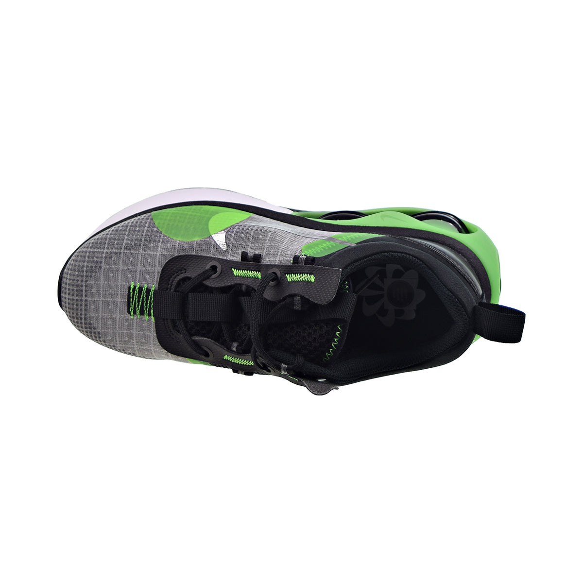 Nike Air Max 2021 (GS) Big Kids' Shoes Black-Green Strike-Iron Grey