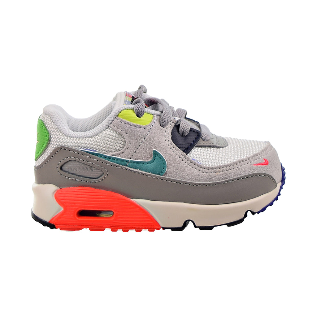 Nike Air Max 90 EOI (TD) Toddlers Shoes Pearl Grey-Sport Turq