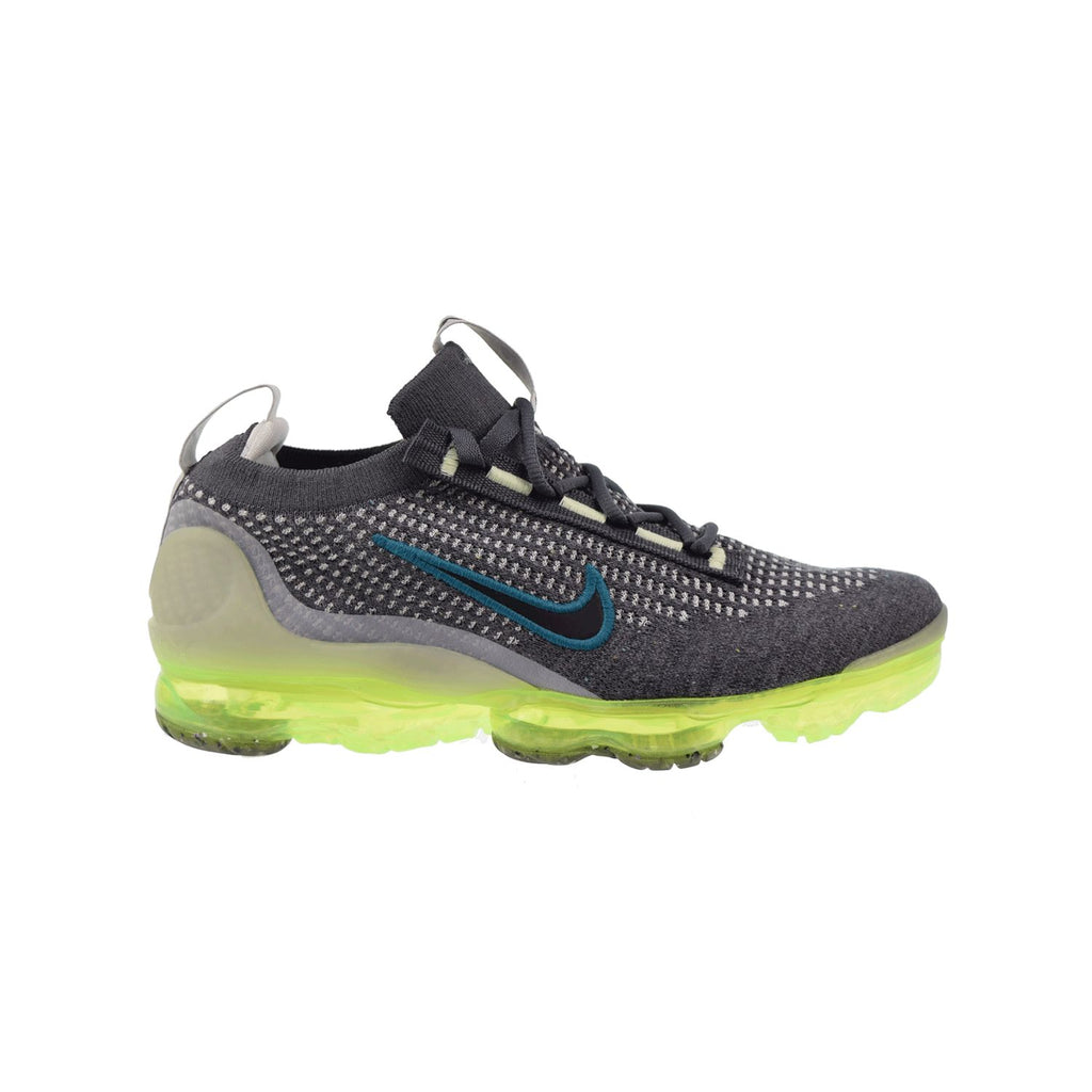 Nike Air VaporMax 2021 FK (GS) Big Kids' Shoes Dark Grey-Barely Volt 