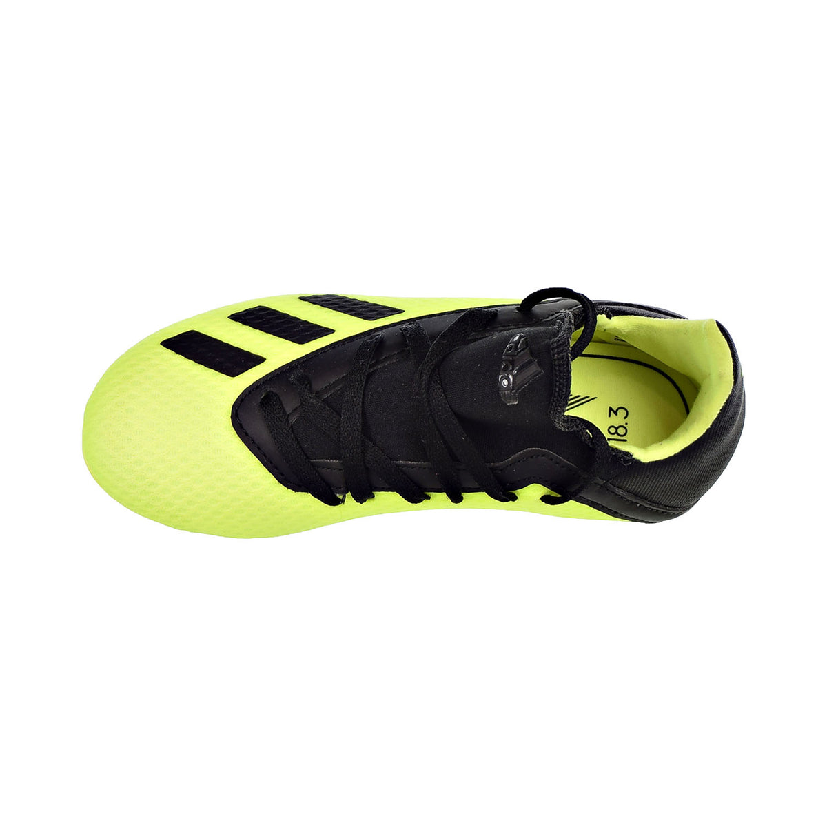 Adidas X 18.3 Firm Ground Kids Shoes Solar Yellow/Core Black