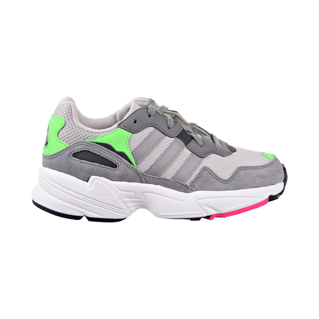Adidas Yung-96 Big Kids Shoes Grey Two/Grey Three/Shock Pink