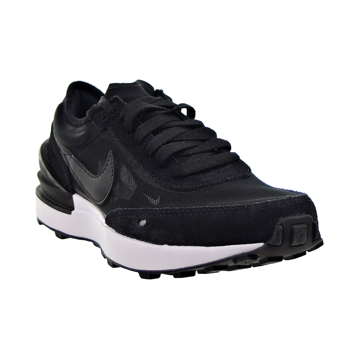 Nike Waffle One (GS) Big Kids' Shoes Black-White-Orange