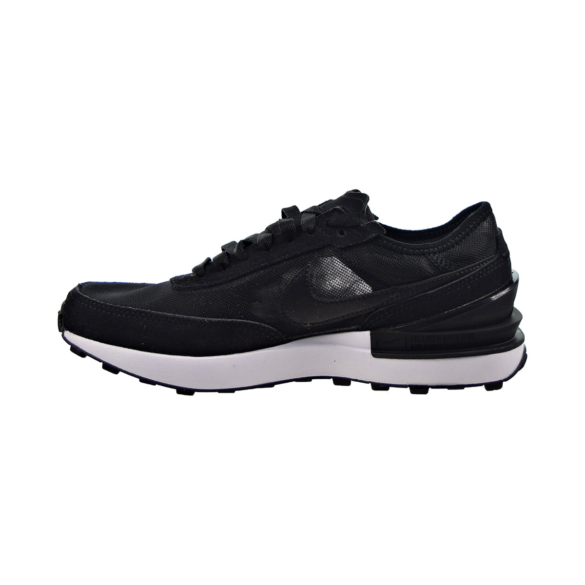Nike Waffle One (GS) Big Kids' Shoes Black-White-Orange