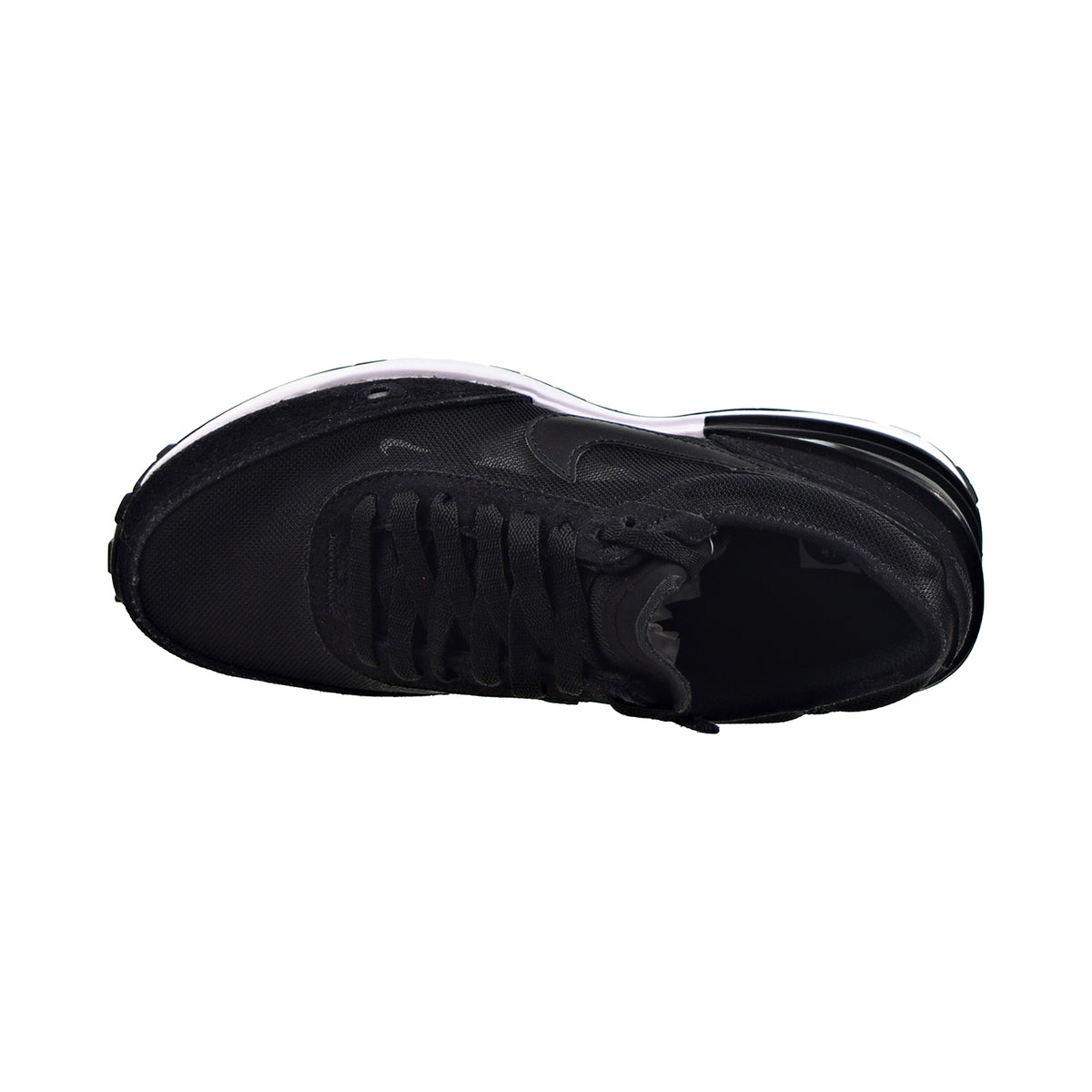 Nike Waffle One (GS) Big Kids' Shoes Black-White-Orange