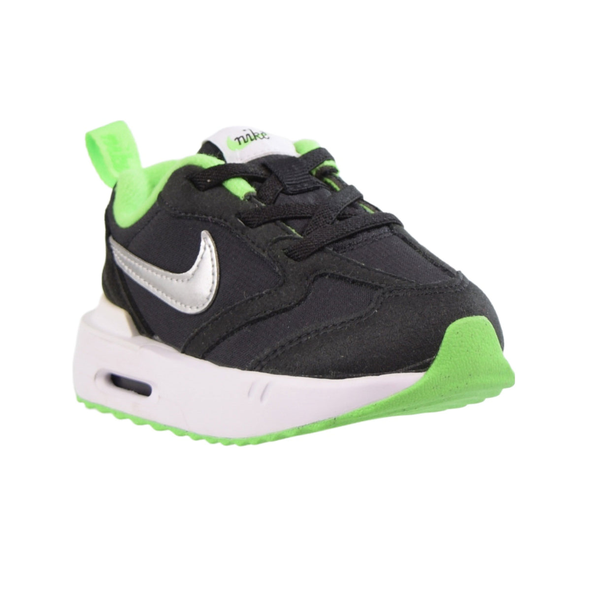  Nike Air Max Dawn (TD) Toddler Shoes Black-Green Strike