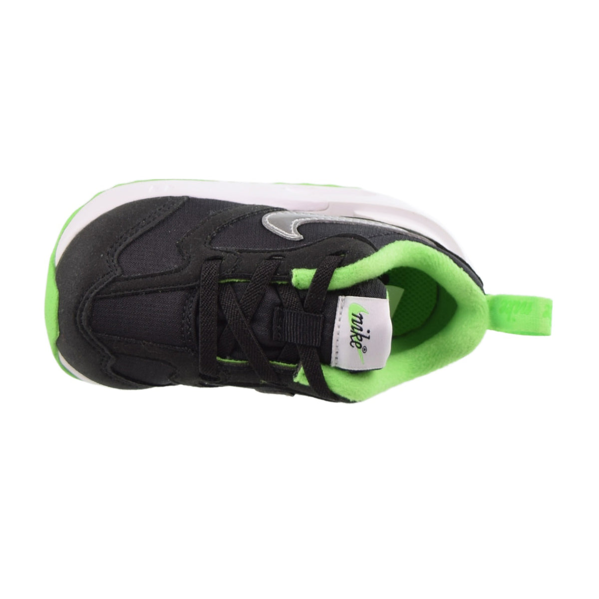  Nike Air Max Dawn (TD) Toddler Shoes Black-Green Strike