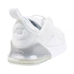 Nike Air Max 270 (TD) Little Kids' White/White-Metallic Silver