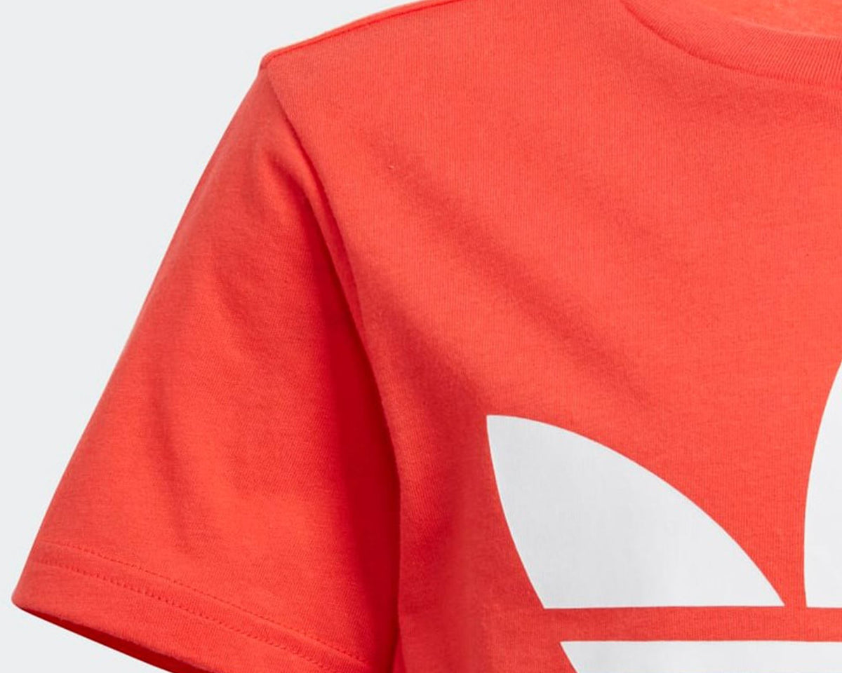 Adidas Youth Originals Trefoil Tee Bright Red-White
