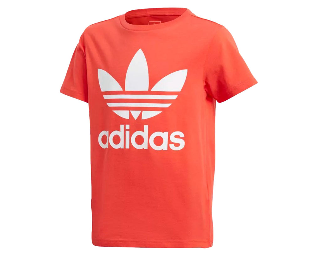 Adidas Youth Originals Trefoil Tee Bright Red-White