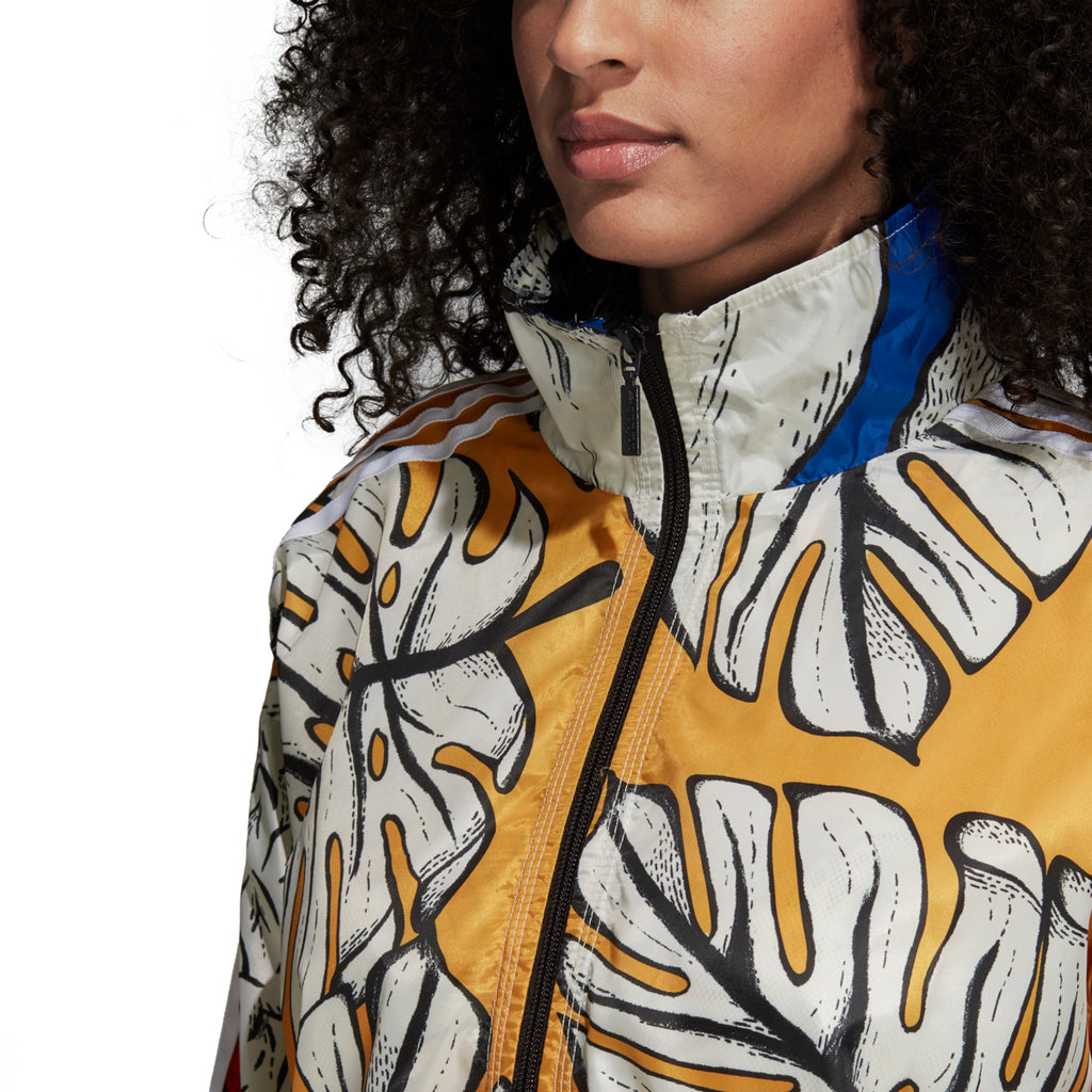 Adidas Originals 3-Stripes Women's Windbreaker Jacket Multicolor