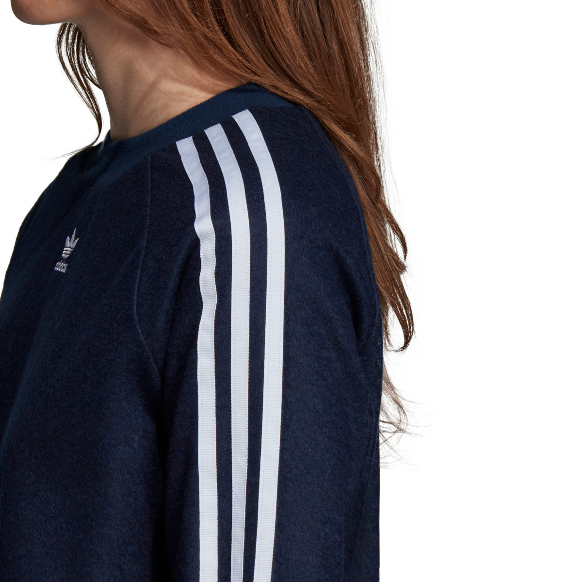 Adidas Women's Originals Trefoil Sweatshirt Collegiate Navy