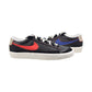 Nike Blazer Low 77 Premium 'Removable Swoosh' Men's Shoes Black-Deep Royal Blue