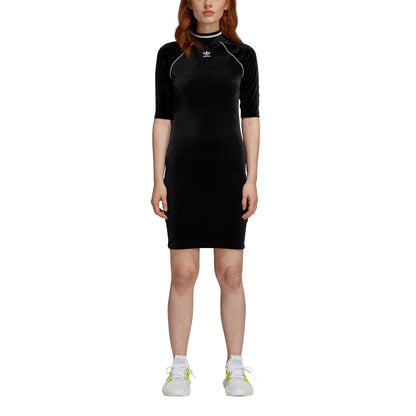 Adidas Women's Originals Velvet Dress Black