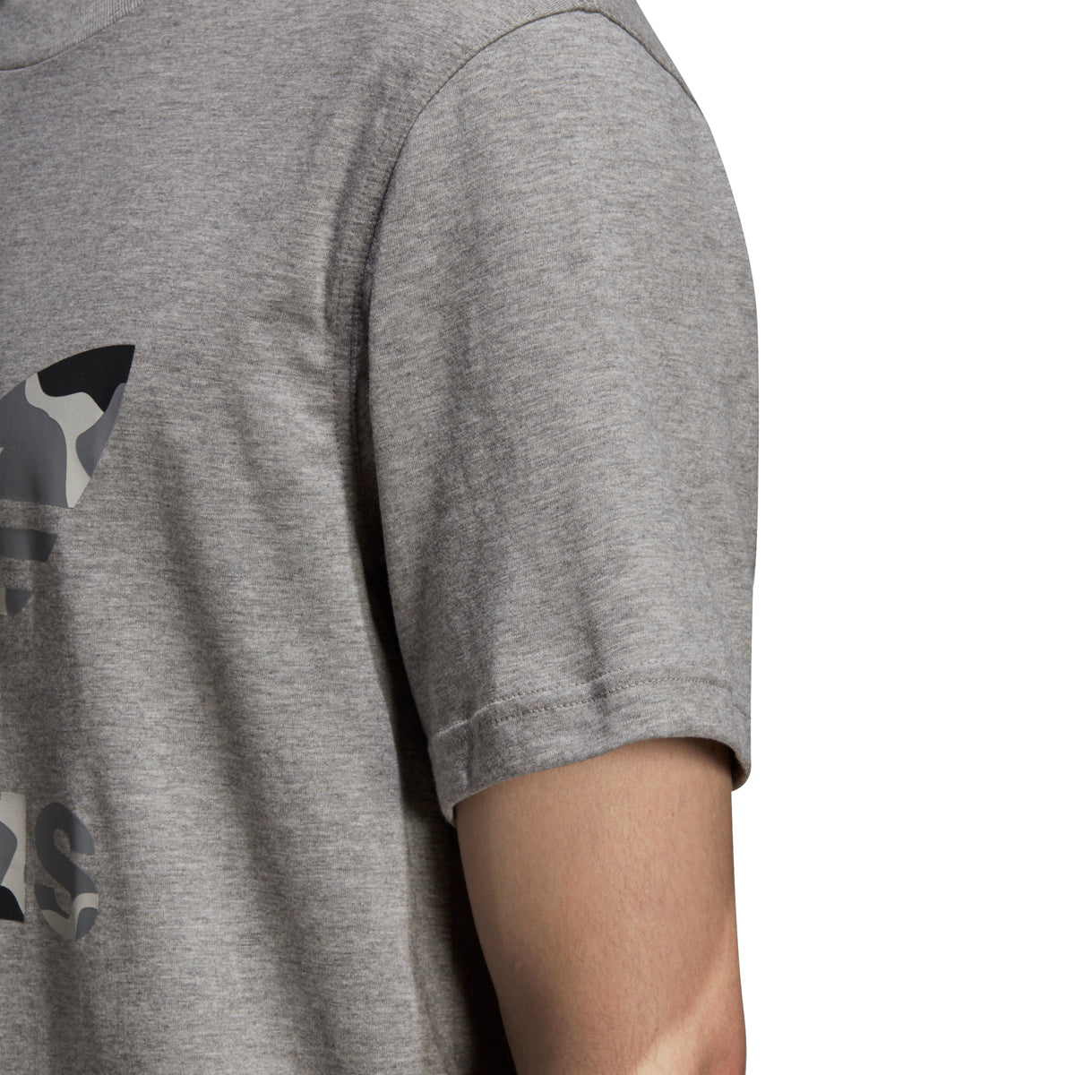 Adidas Originals Camouflage Trefoil Men's Tee Grey Heather/Black-White