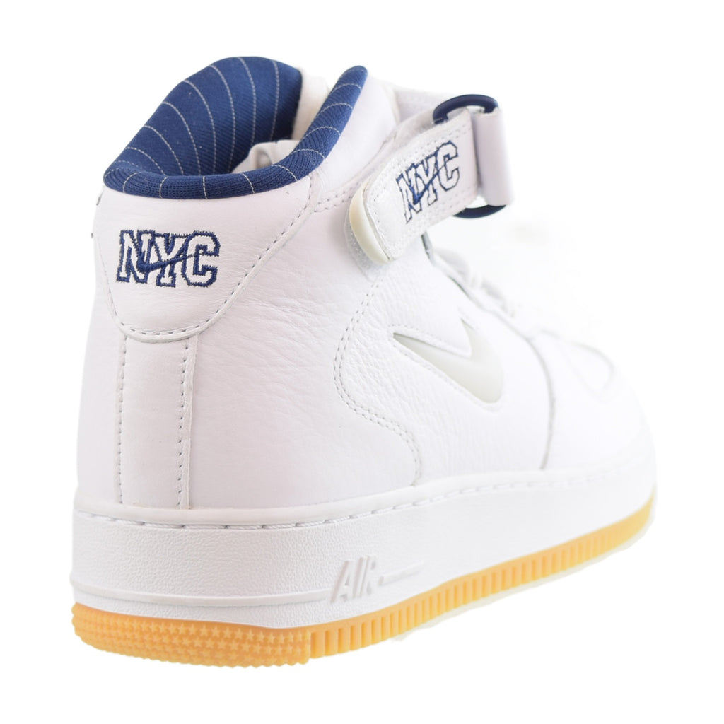 Nike Air Force 1 Mid QS Yankees White Midnight Navy Review! 