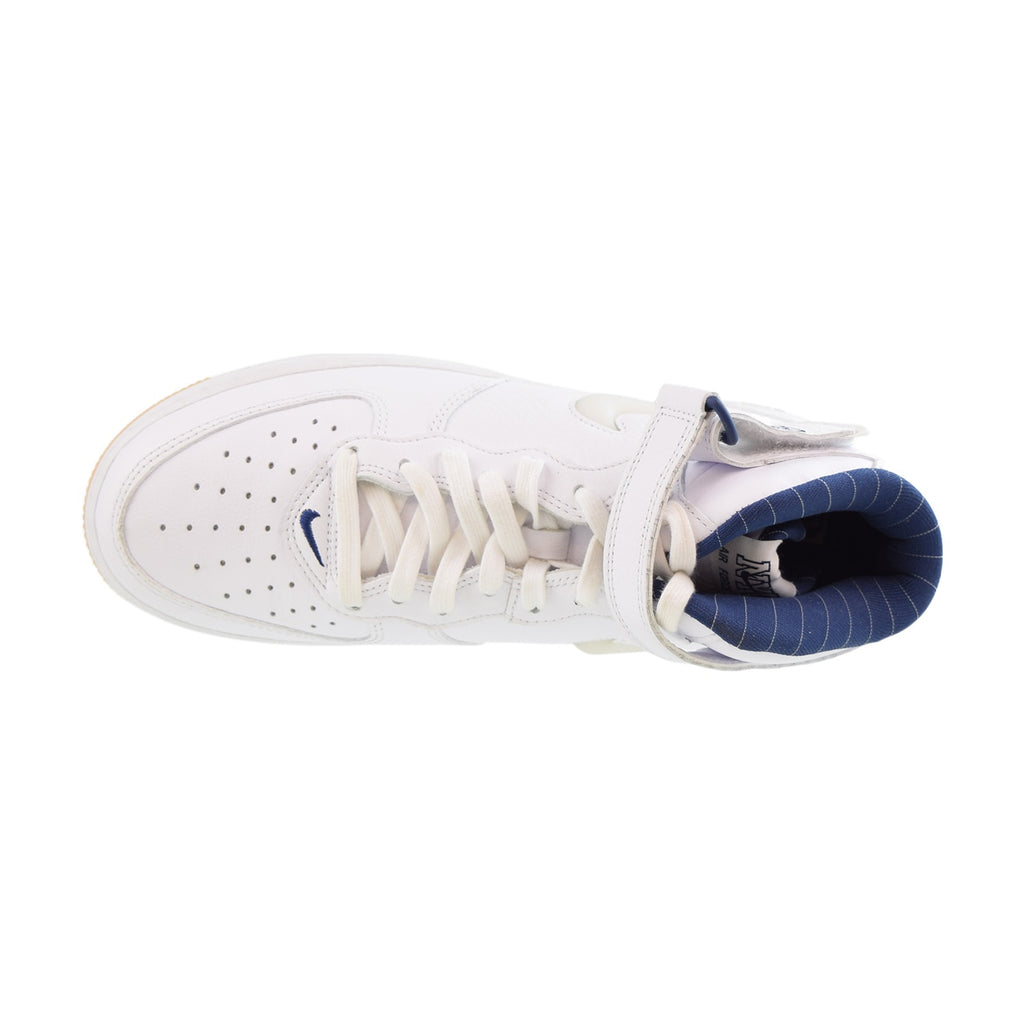Nike Air Force 1 Mid QS Jewel NYC Men's Shoes White-Midnight Navy