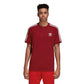 Adidas Originals Men's 3-Stripes T-Shirt Burgundy/White